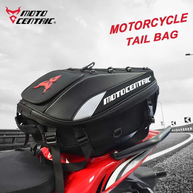 Bolsa-Mochila de assento traseiro da motocicleta à prova d'água